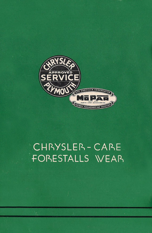 1951 Chrysler Windsor Manual Page 12